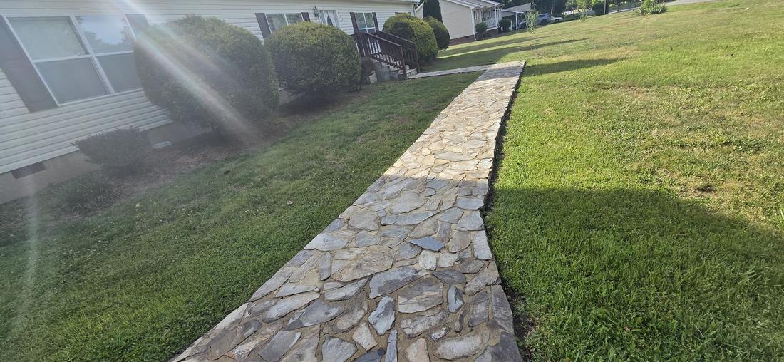 Stone & Paver Cleaning after
